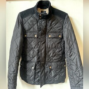 J.Crew barn jacket coat XS S black